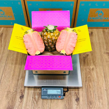 Pinkglowยฎ Pink Pineapple Duo Box Specialty Box Tropical Fruit Box